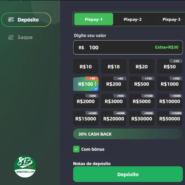 Como Depositar e Sacar no App 813bet